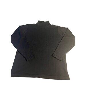 Agenda M 100% Merino Wool mock neck Sweater quiet luxury preppy, academia office